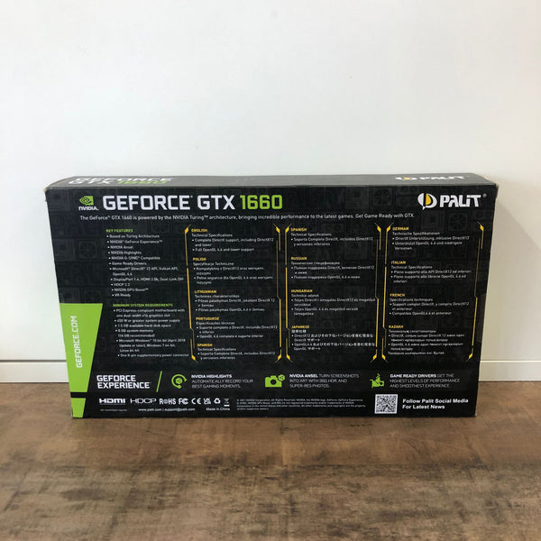Carte Graphique - GeForce GTX 1660 6GB - NEUF