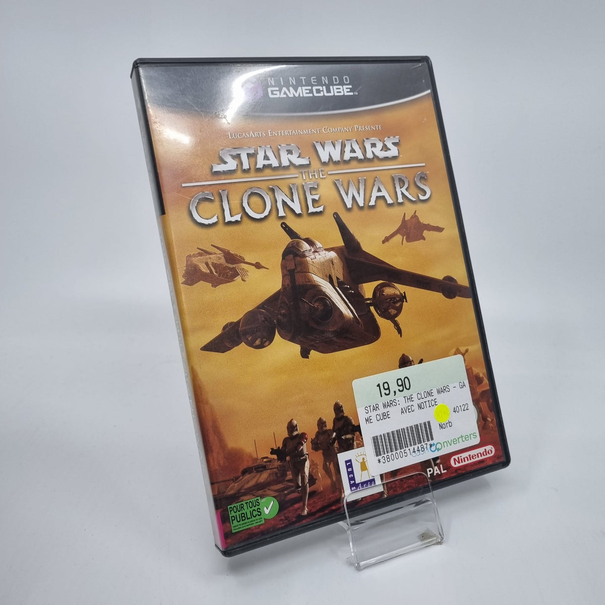 Nintendo Gamecube - Star Wars The Clone Wars - Jaquette / Cover - FRA Nintendo Gamecube - Star Wars The Clone Wars - Jaquette / Cover - FRA