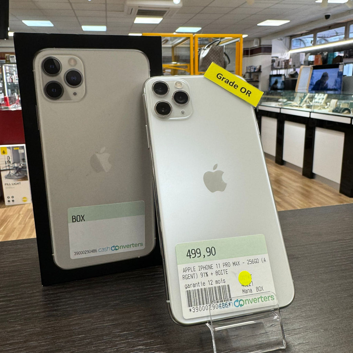 iPhone 11 Pro Max 256Gb Silver 91% + Boîte – Cash Converters Suisse