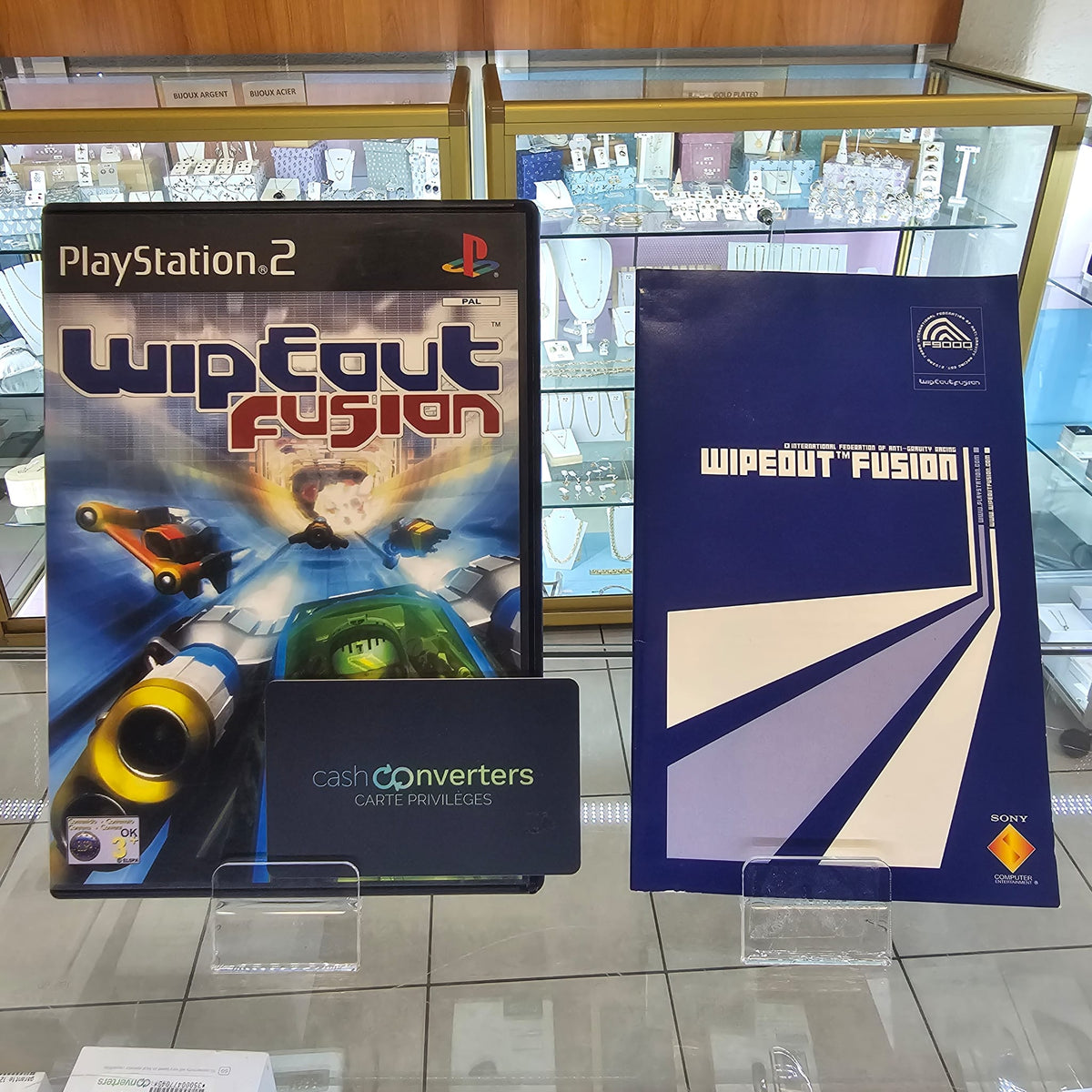 Jeu PS2 Wipeout Fusion - Version Française Complète - État Bon