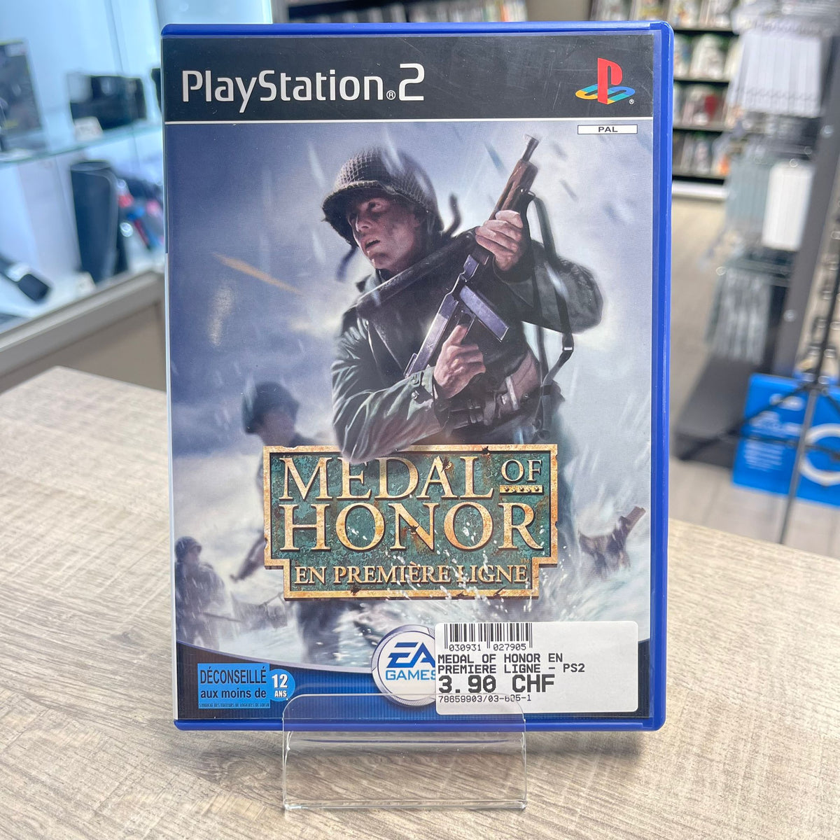 MEDAL OF HONOR EN PREMIÈRE LIGNE . PS2 PAL COMPLET . CD Resurfacer