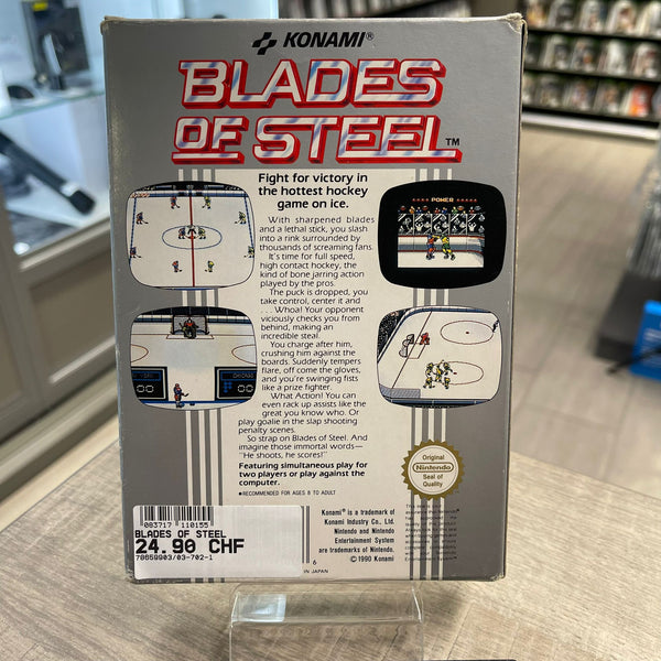 Jeu NES - Blades Of Steel   + Boîte & notice