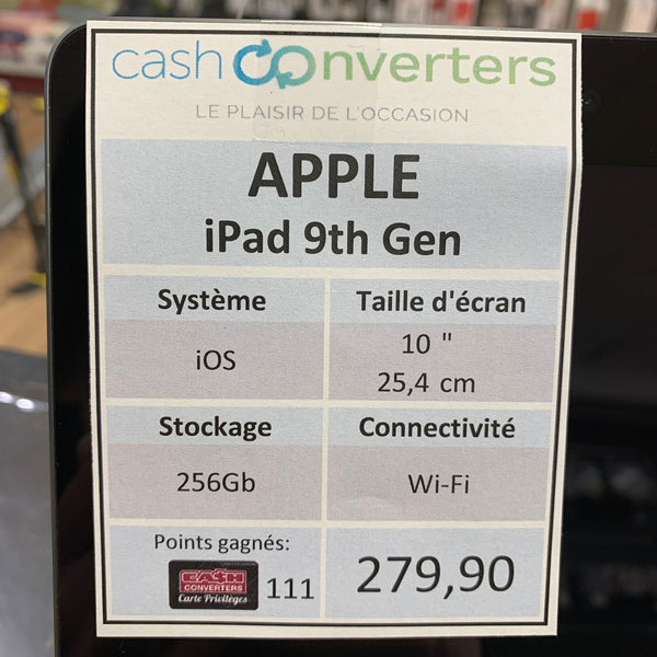iPad 9th generation 256GB