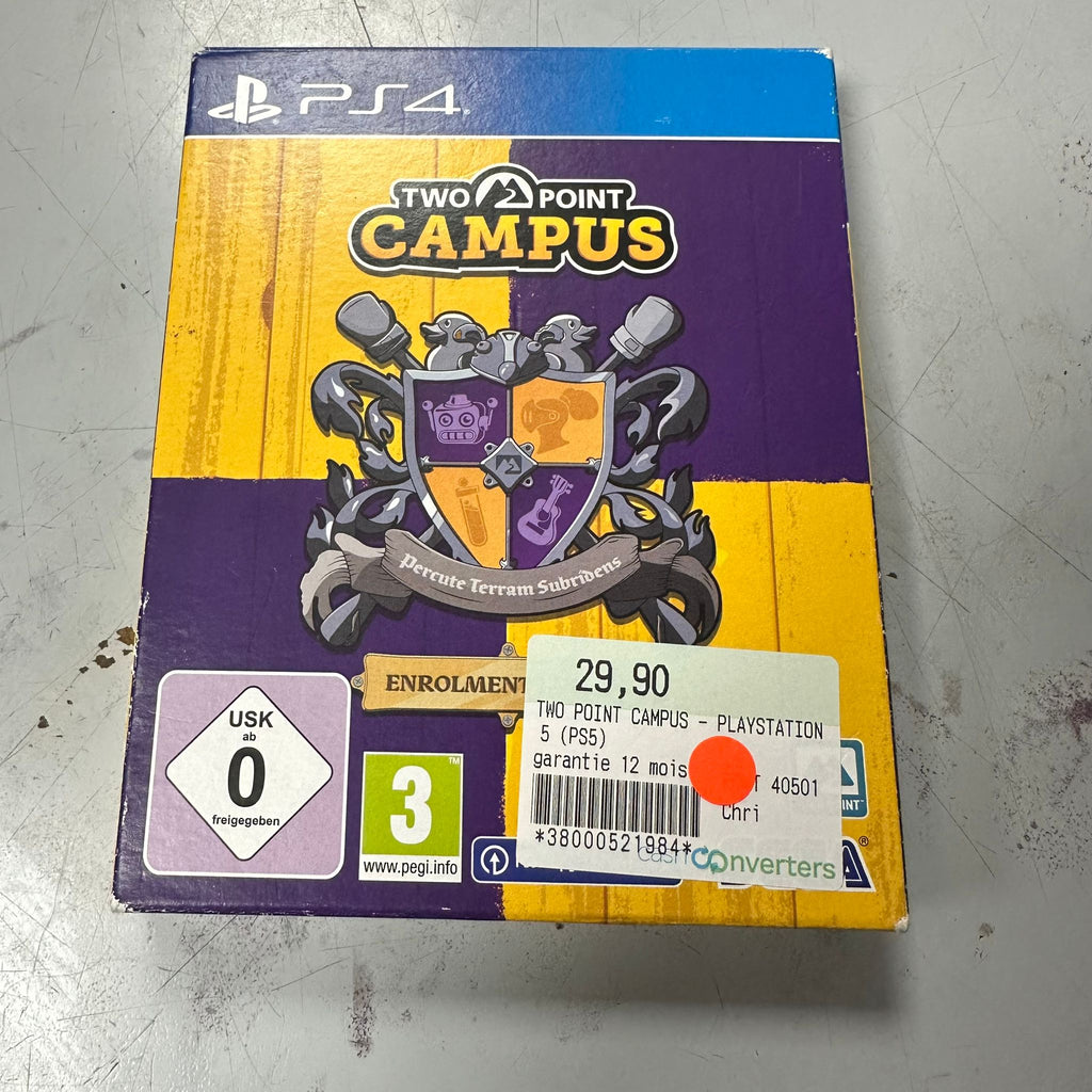 Jeu Ps4 Two point campus