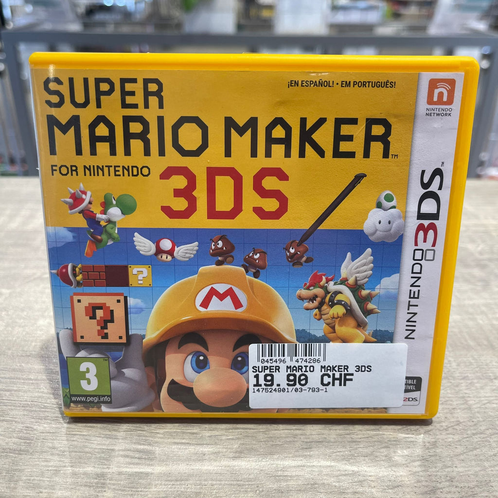 Jeu Nintendo 3DS - Super Mario Maker 3DS + boite