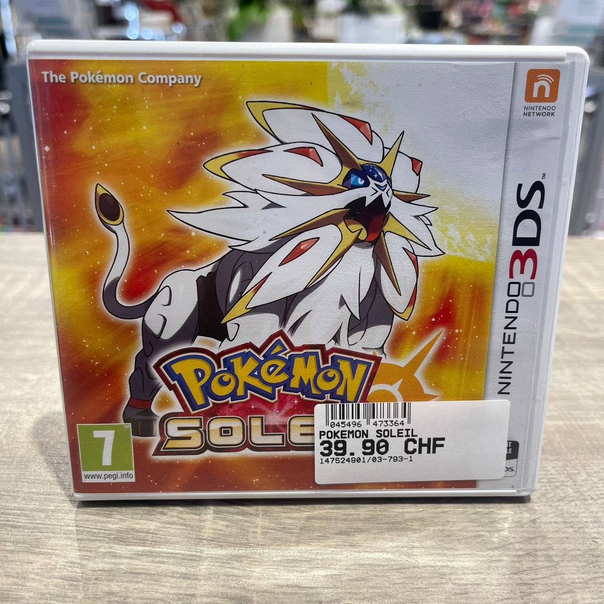 Jeu Pokémon Soleil - Version Nintendo 3DS - État Comme Neuf, Boîte Impeccable