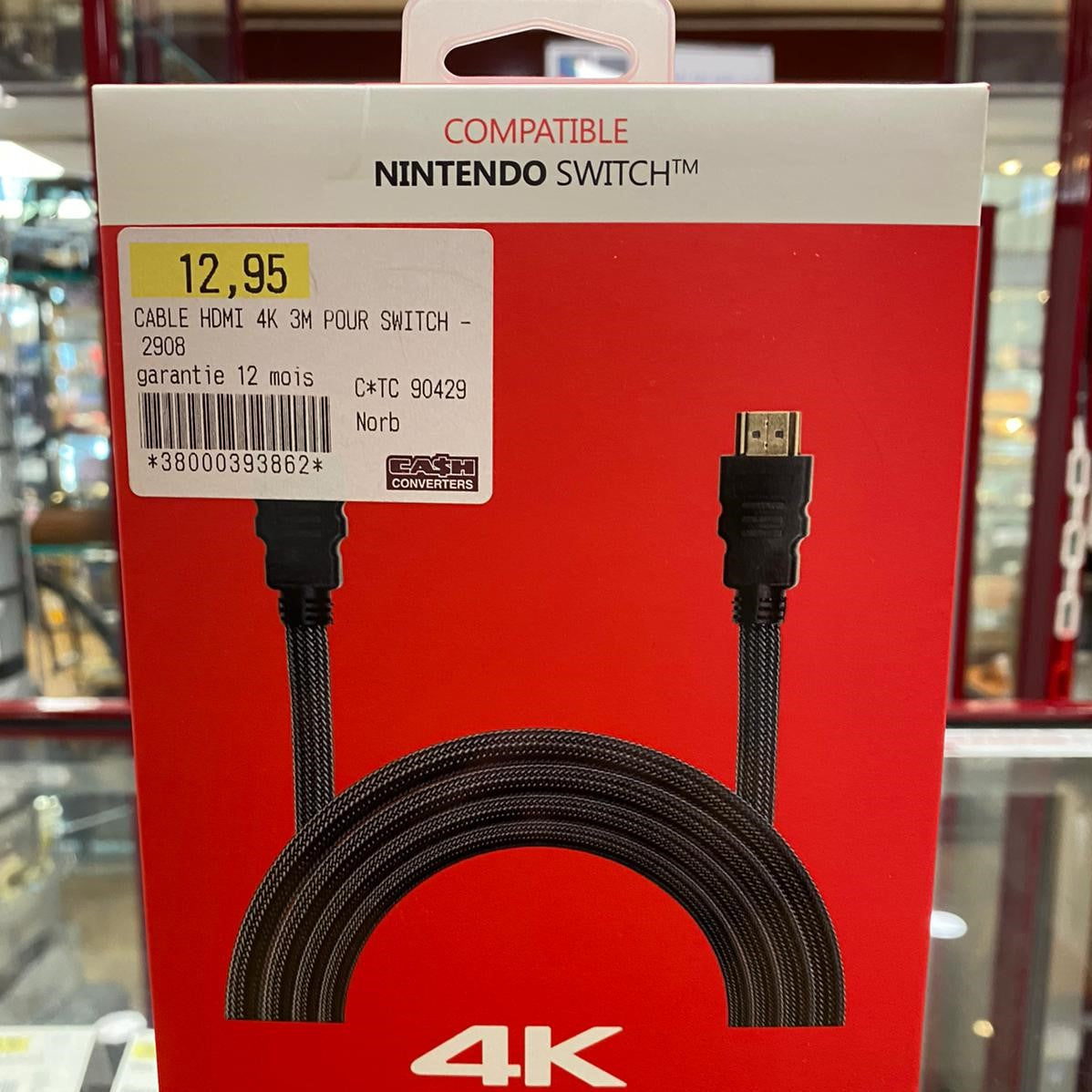 Cable HDMI 4K 3M pour Nitendo Switch