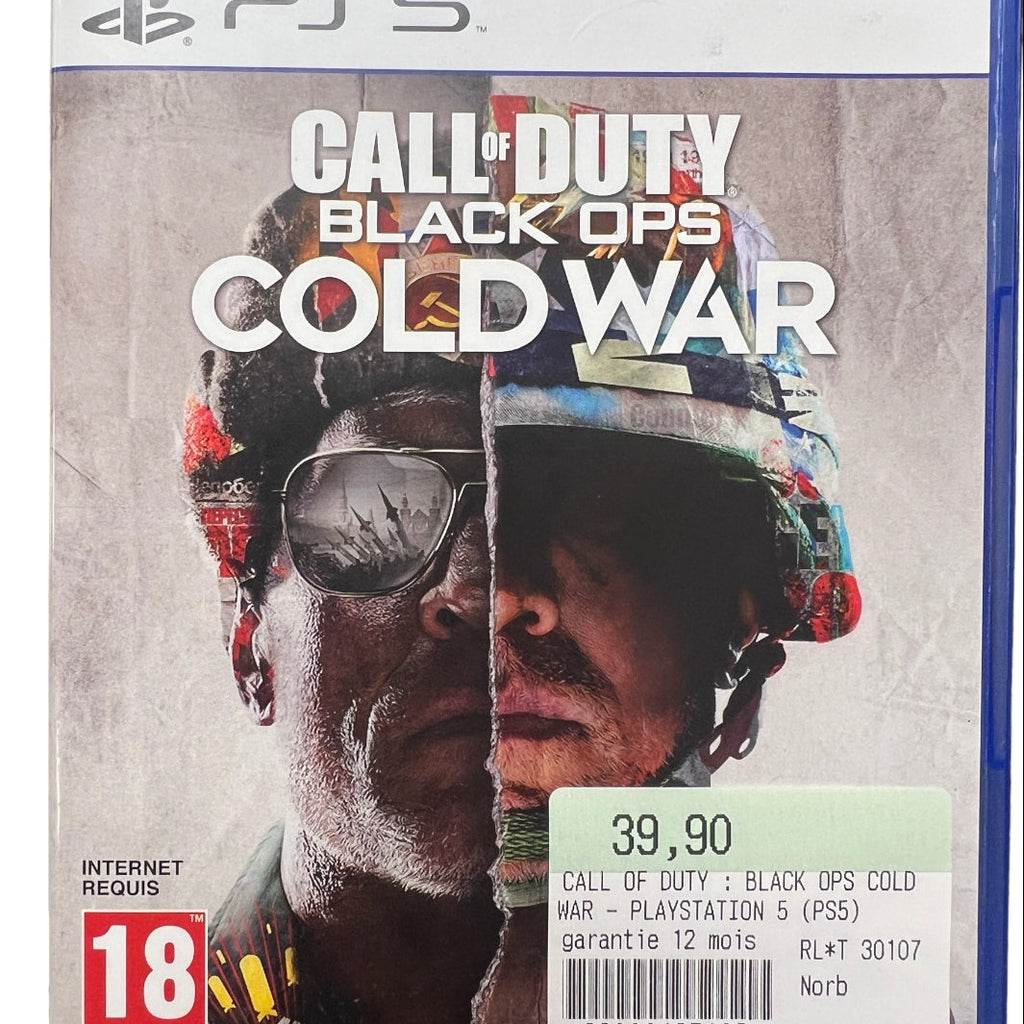 Jeux ps5 Call of Duty Cold war