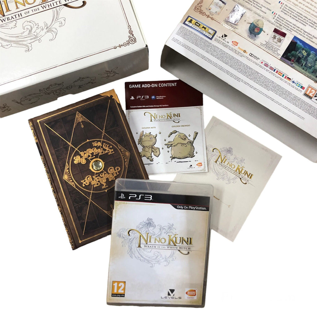 Jeu PS3 - Ni No Kuni Wrath Of The White Witch Wizard’s Edition.