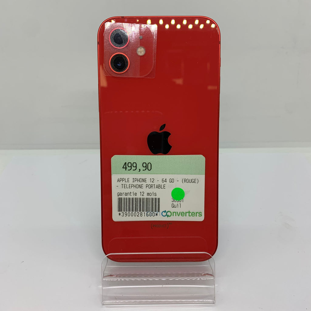IPhone 12 (rouge) 64gb 88%