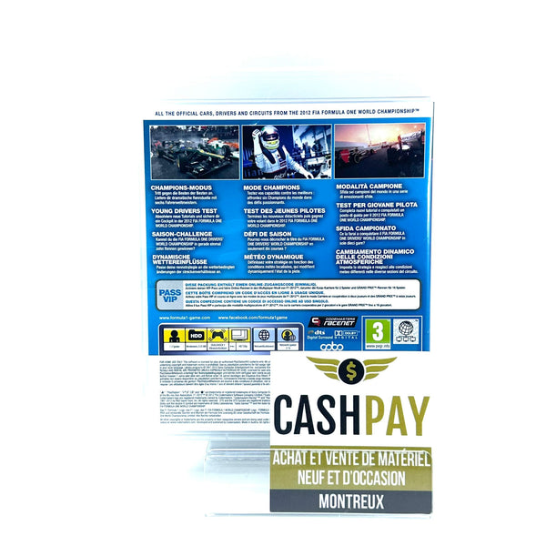 Jeu PS3 - F1 Formula 1 2012