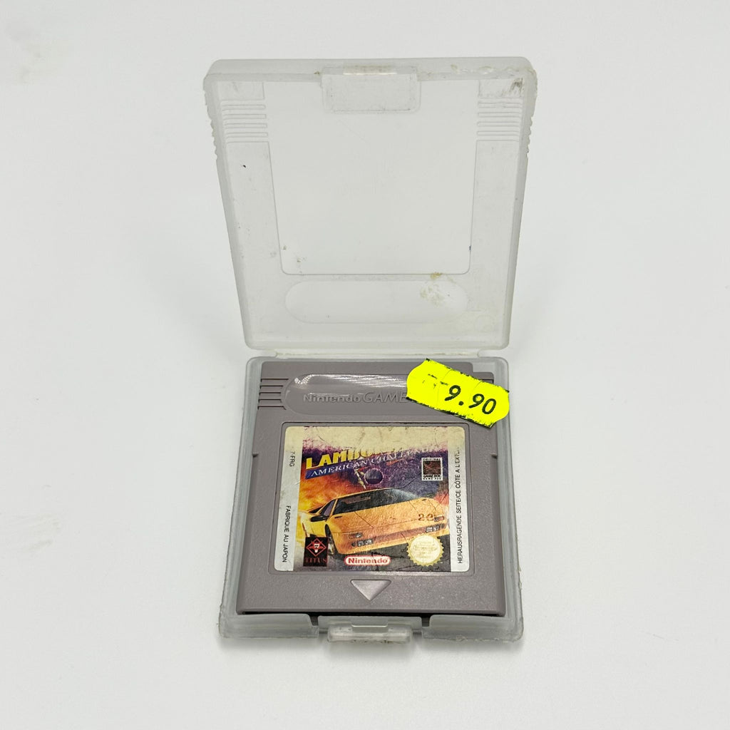 JEU GAMEBOY LAMBORGHINI AMERICAN CHALLENGE,