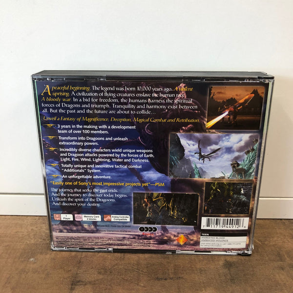 Jeu PS1 NTSC - The Legend Of Dragoon