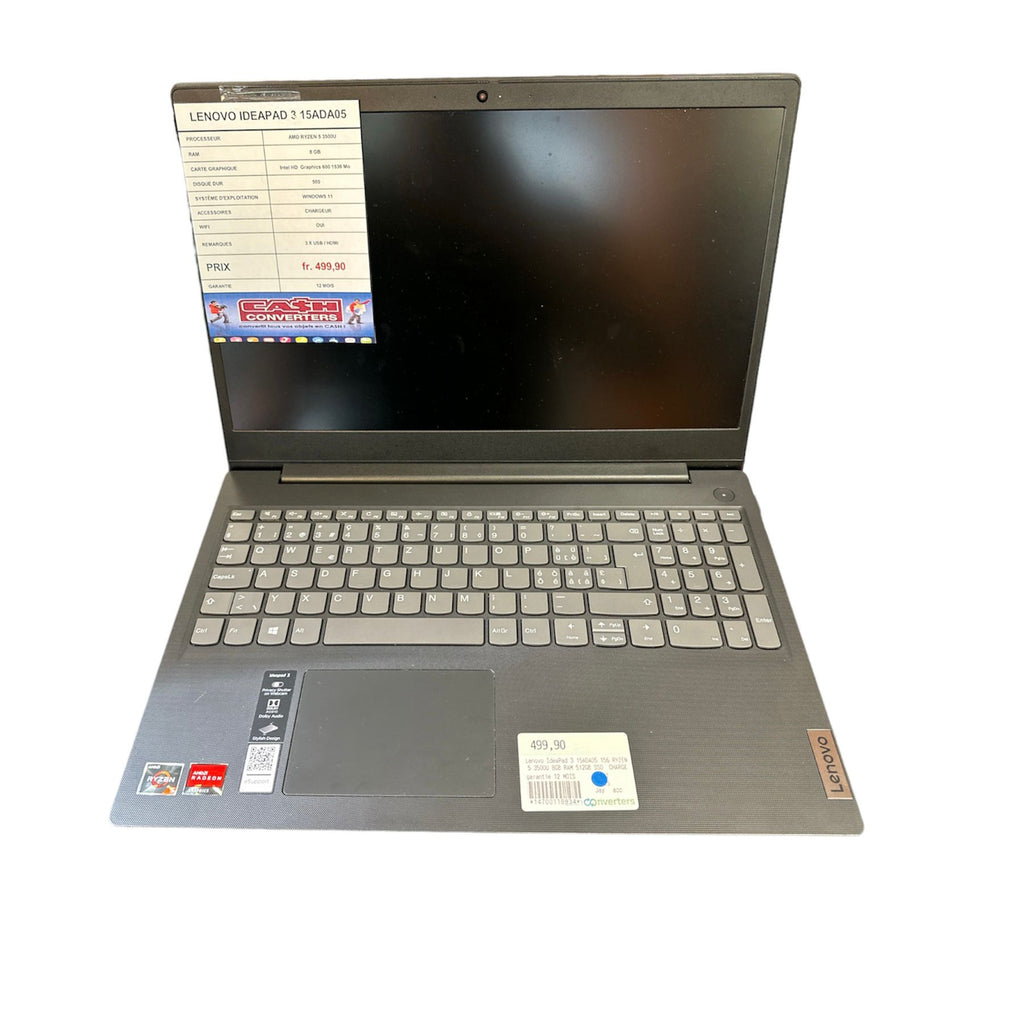 Ordinateur Portable Lenovo Ideapad 3