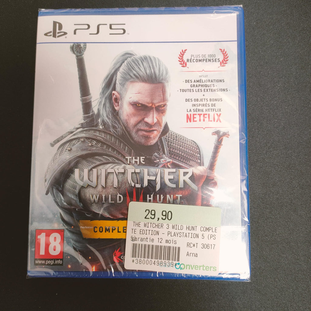 Jeux ps5 The witcher 3 - NEUF
