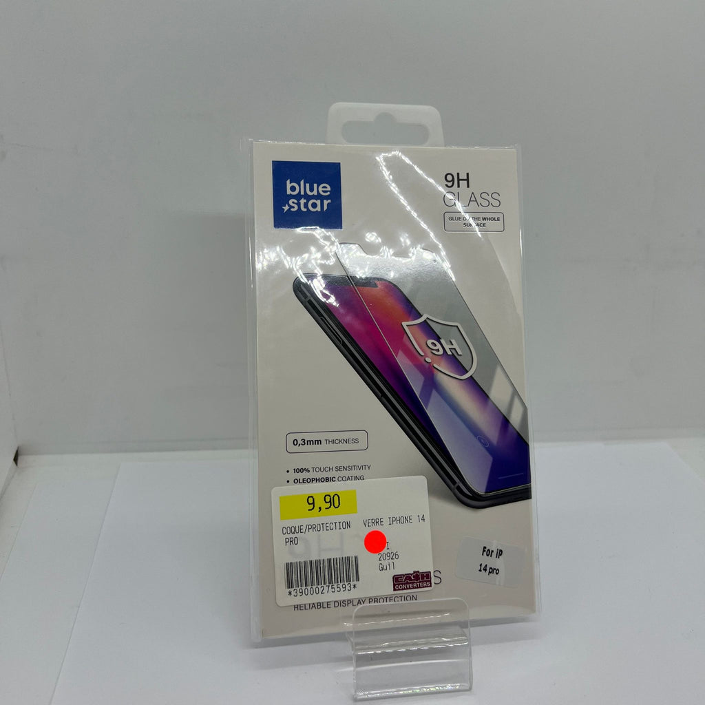 Verre trempé Blue Star IPhone 14 Pro - NEUF