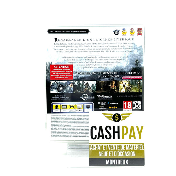 Jeu PS3 - The Elder Scrolls V Skyrim