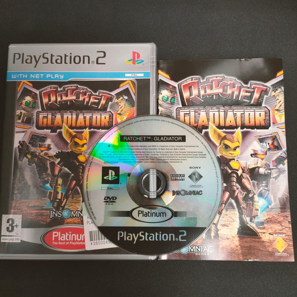 Jeu Ratchet: Gladiator Pour PlayStation 2 - Version PS2 - Bon état Boîtier Et CD