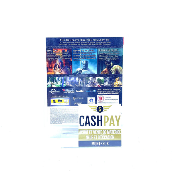 Jeu PS3 - The Elder Scrolls IV Oblivion Game Of The Years