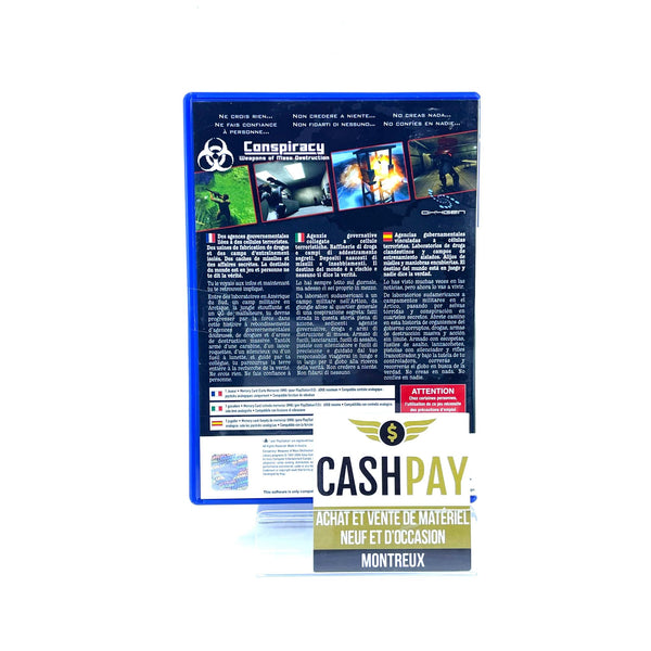Jeu PS2 - Conspiracy Wapon Of Mass Destruction