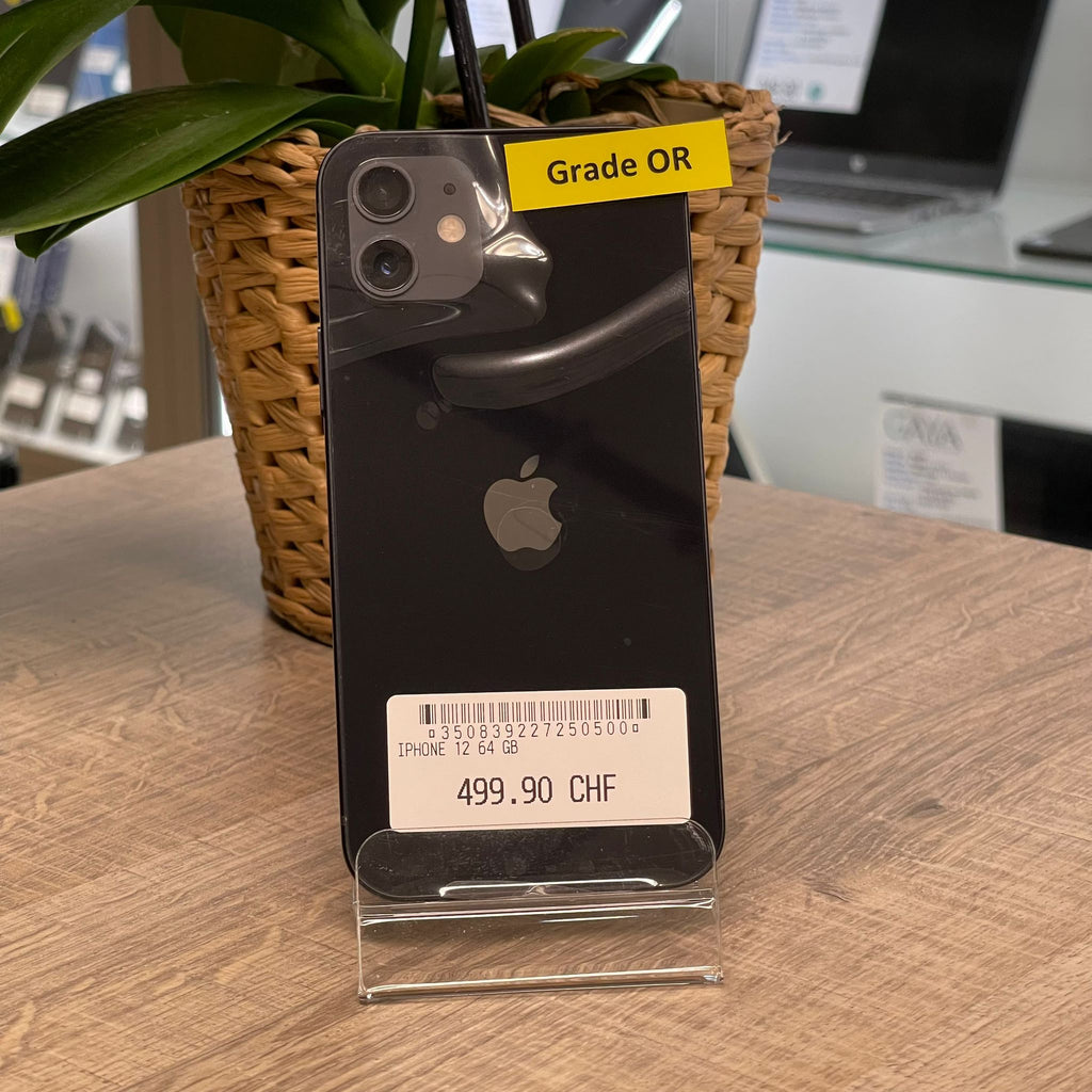 Apple  iPhone 12 64GB (noir)
