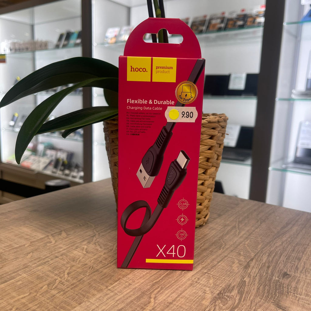 Câble USB / USB-C Flexible & Durable Hoco x40  - NEUF