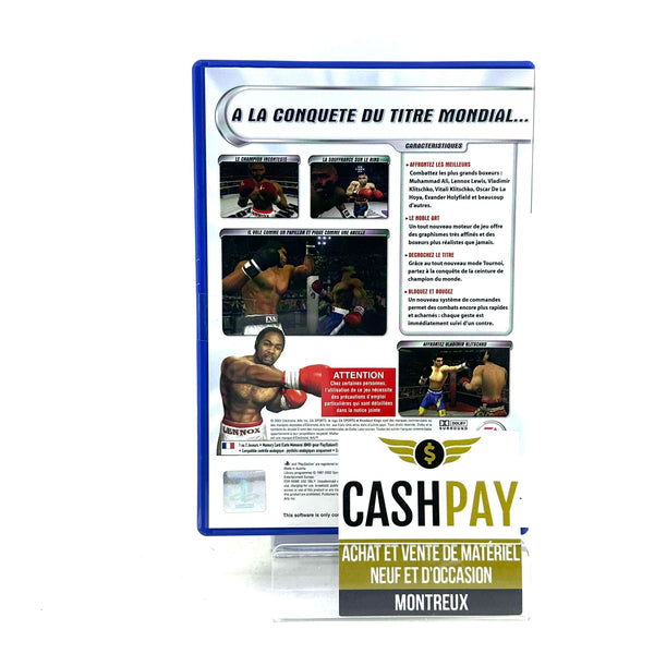 Jeu PS2 - Knockout Kings 2002