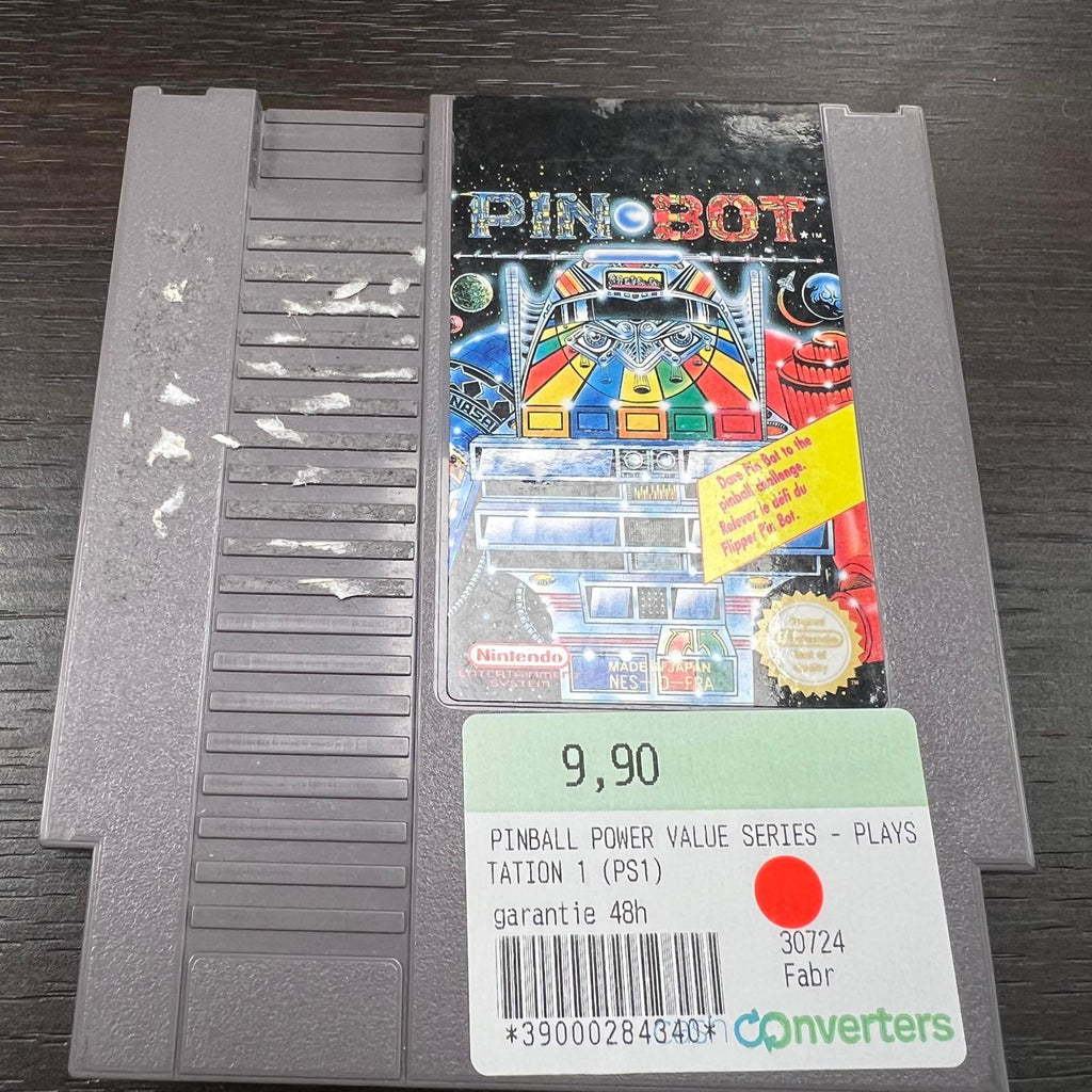 Jeux NES Pinball Power Value