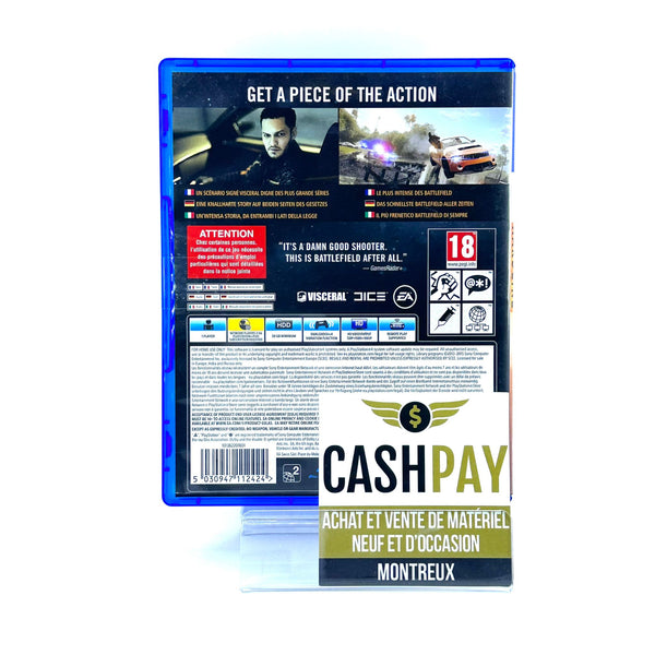 Jeu PS4 - Battlefield Hardline