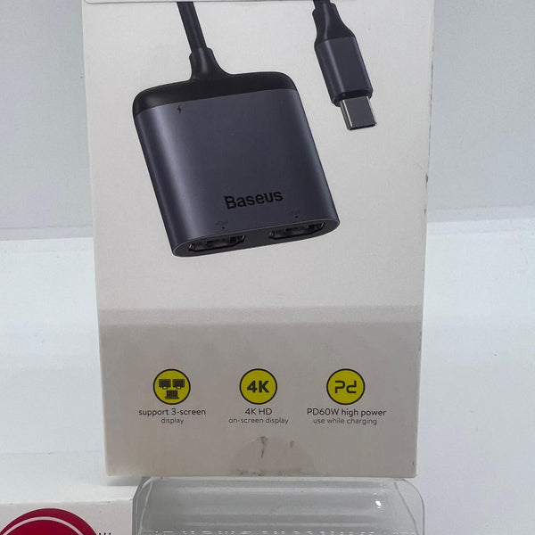 Adaptateur Baseus USB-C vers 2x HDMI - NEUF