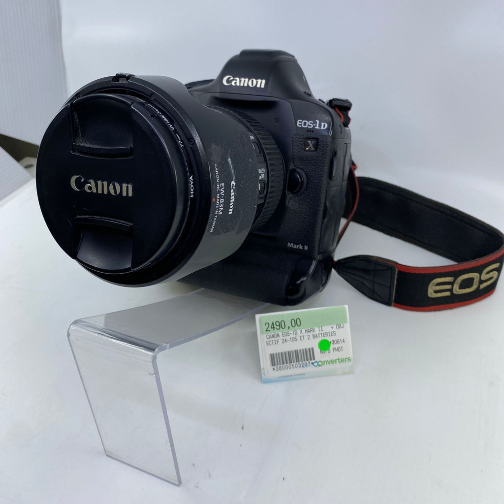 Canon Eos-1D X mark II +Objectif 24-105  + 2 Batteries