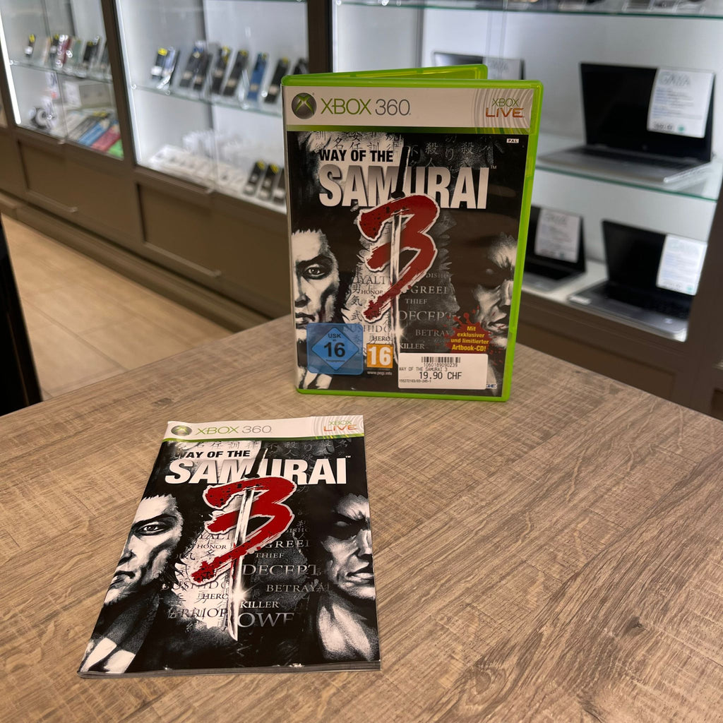 Jeu Xbox 360 Way of the Samurai 3  +notice