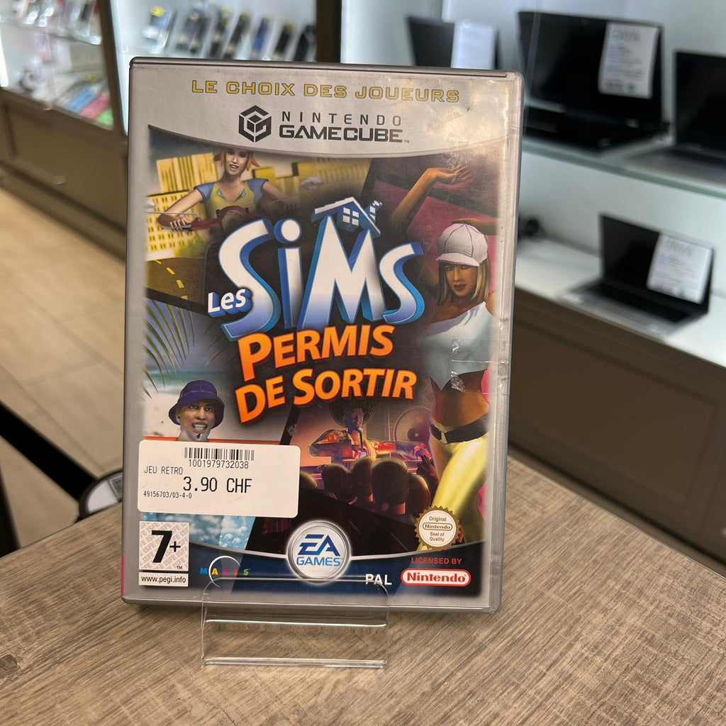 Jeu Nintendo GameCube : Les sims permis de sortir