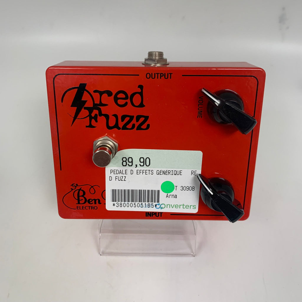 Pedale d’effets Red Fuzz  Rouge