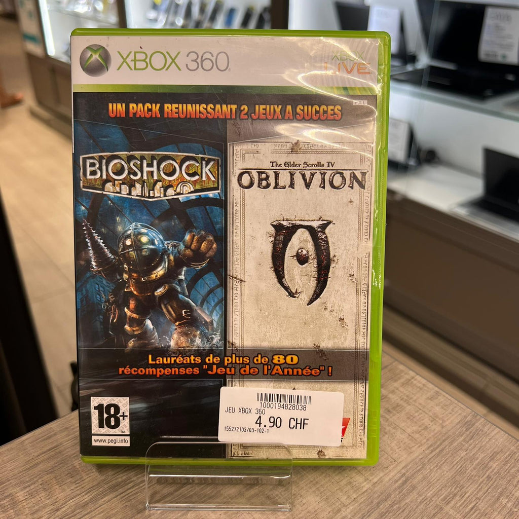 Jeu Xbox 360 : Bioshock & The Elder scrolls IV Oblivion