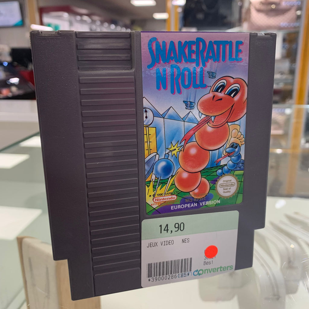 Jeu NES Snake Rattle’N Roll,