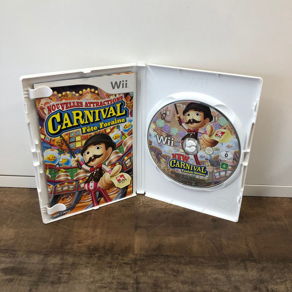 Jeu wii : Nouvelles attractions carnival fête foraine