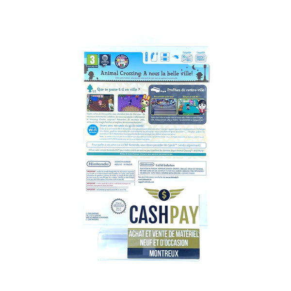 Jeu Nintendo Wii - Animal Crossing Lets go to The City