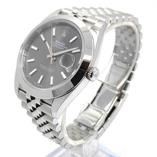 Rolex DateJust 41 Rhodium Gray Dial Full Set 2020