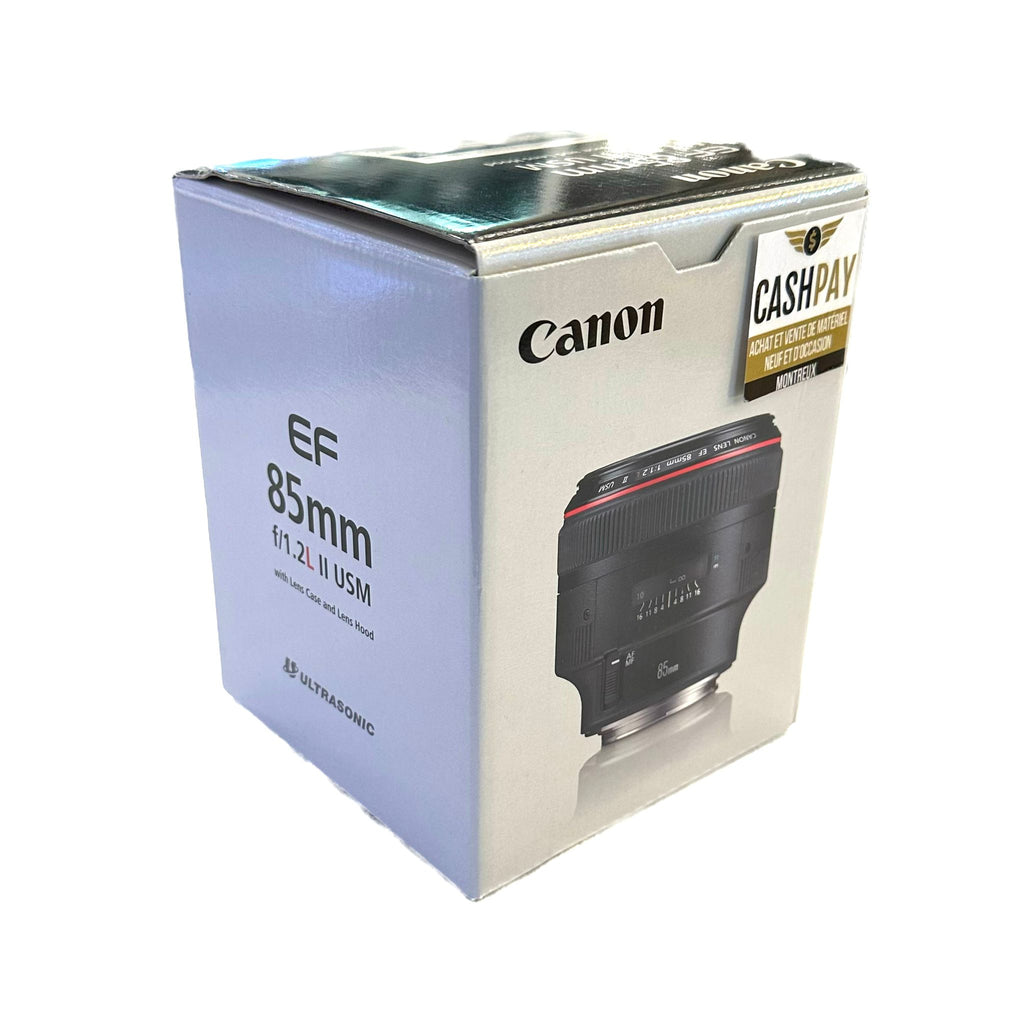 Objectif Canon EF 85mm f/1.2L II USM neuf