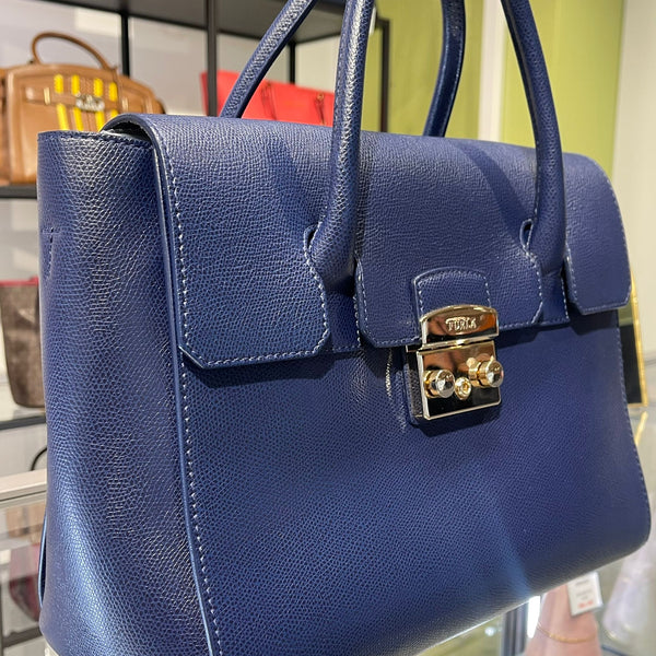 Sac à main Furla Bleu,