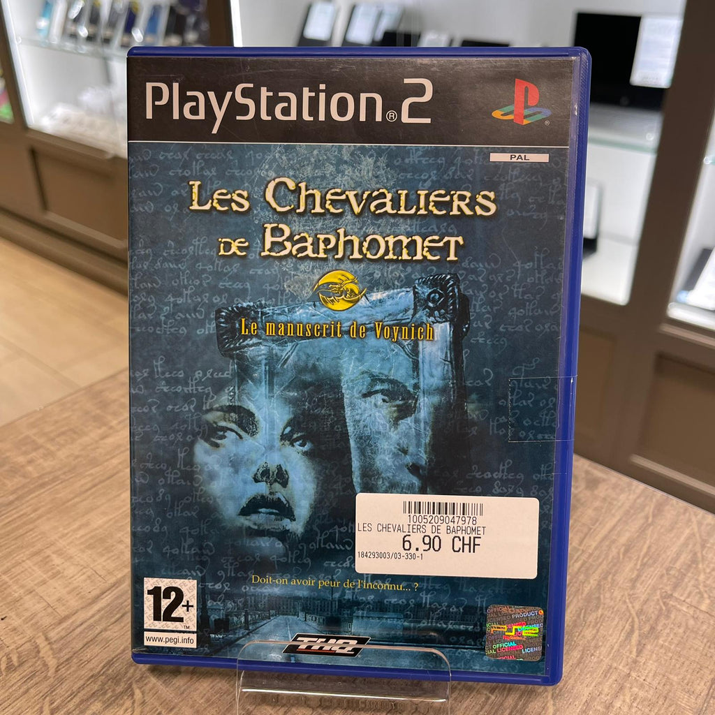 Jeu PlayStation 2  Les Chevaliers de baphomet  Le manuscrit de Voynich +notice