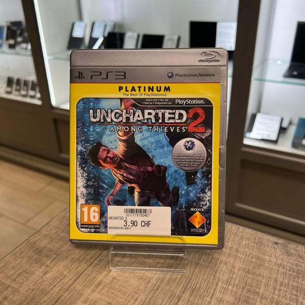 Jeu PS3 Uncharted 2 Among Thieves - Édition Platinium Complète - Bon état