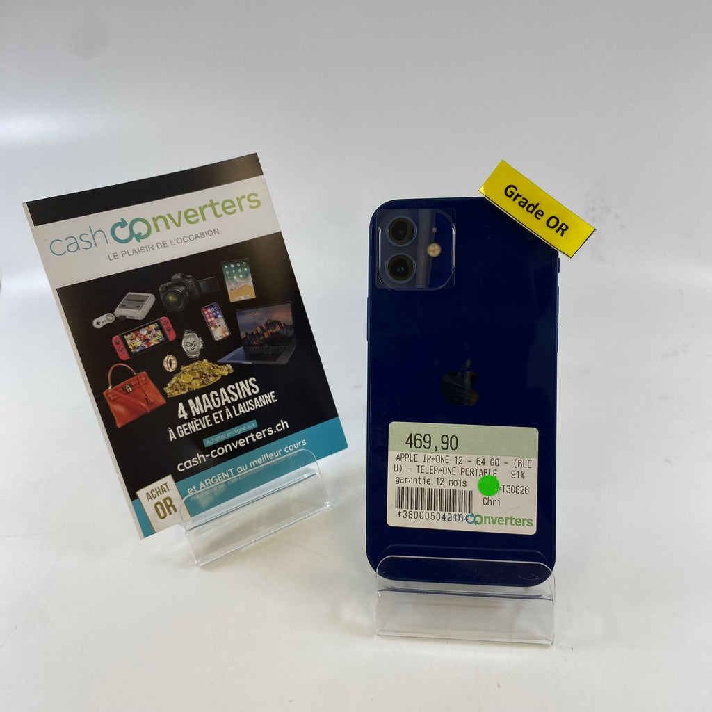 Apple iPhone 12 64Go Bleu