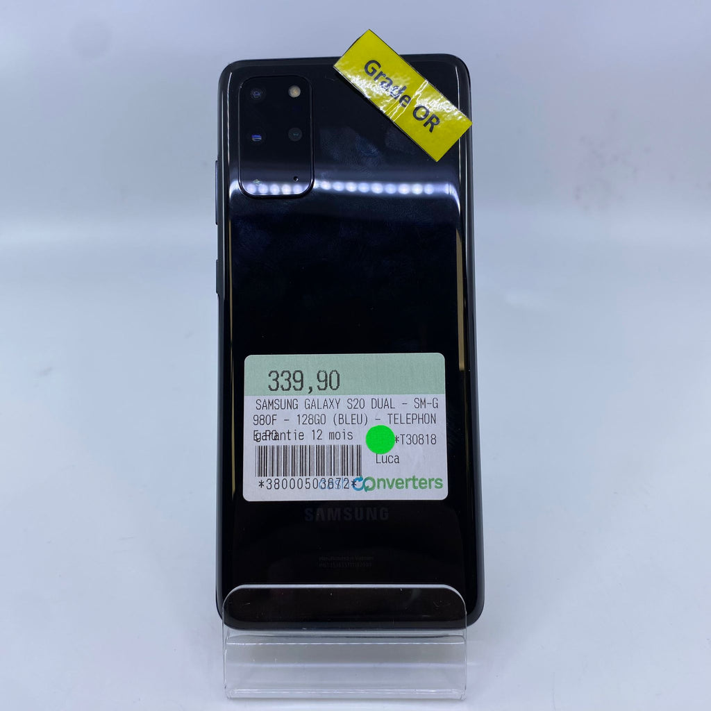 Samsung Galaxy S20  128GO noir