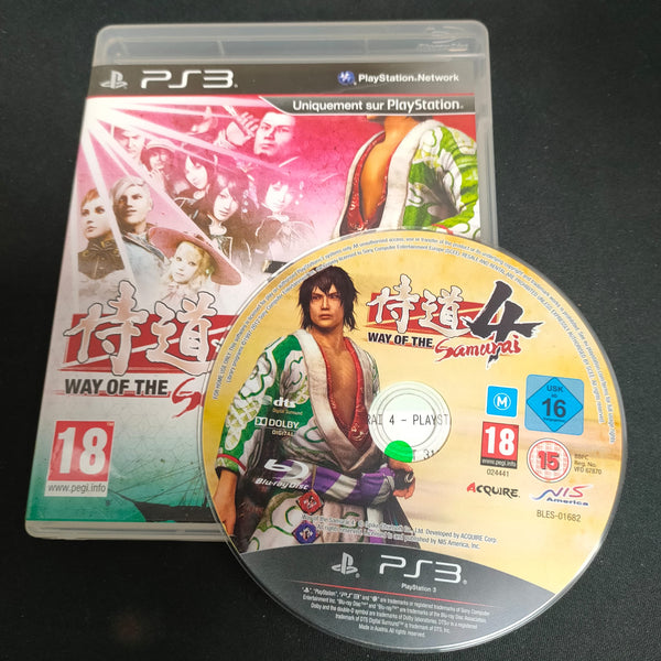 Jeu Way Of The Samurai 4 PS3 - Version PAL Anglaise Complète - Bon état
