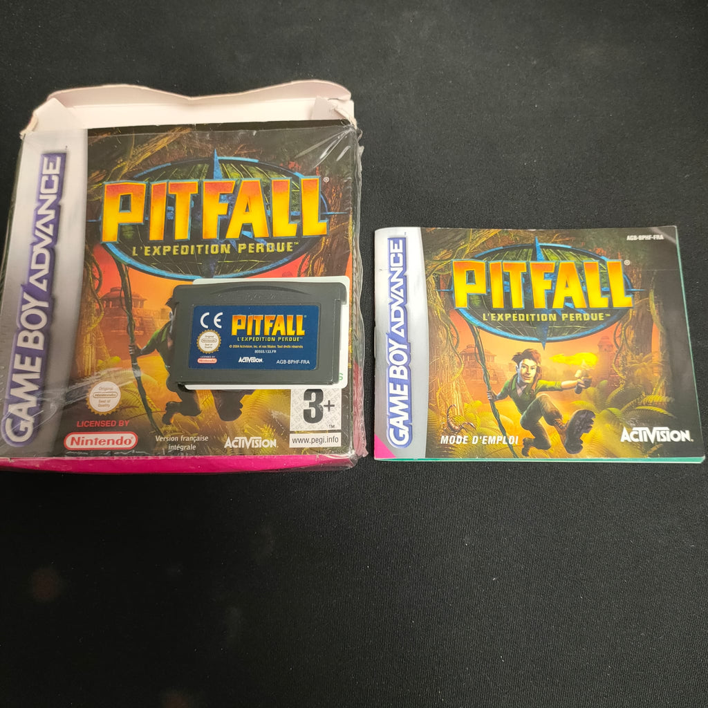 Jeux Nintendo game boy avance Pitfall l'expédition perdue