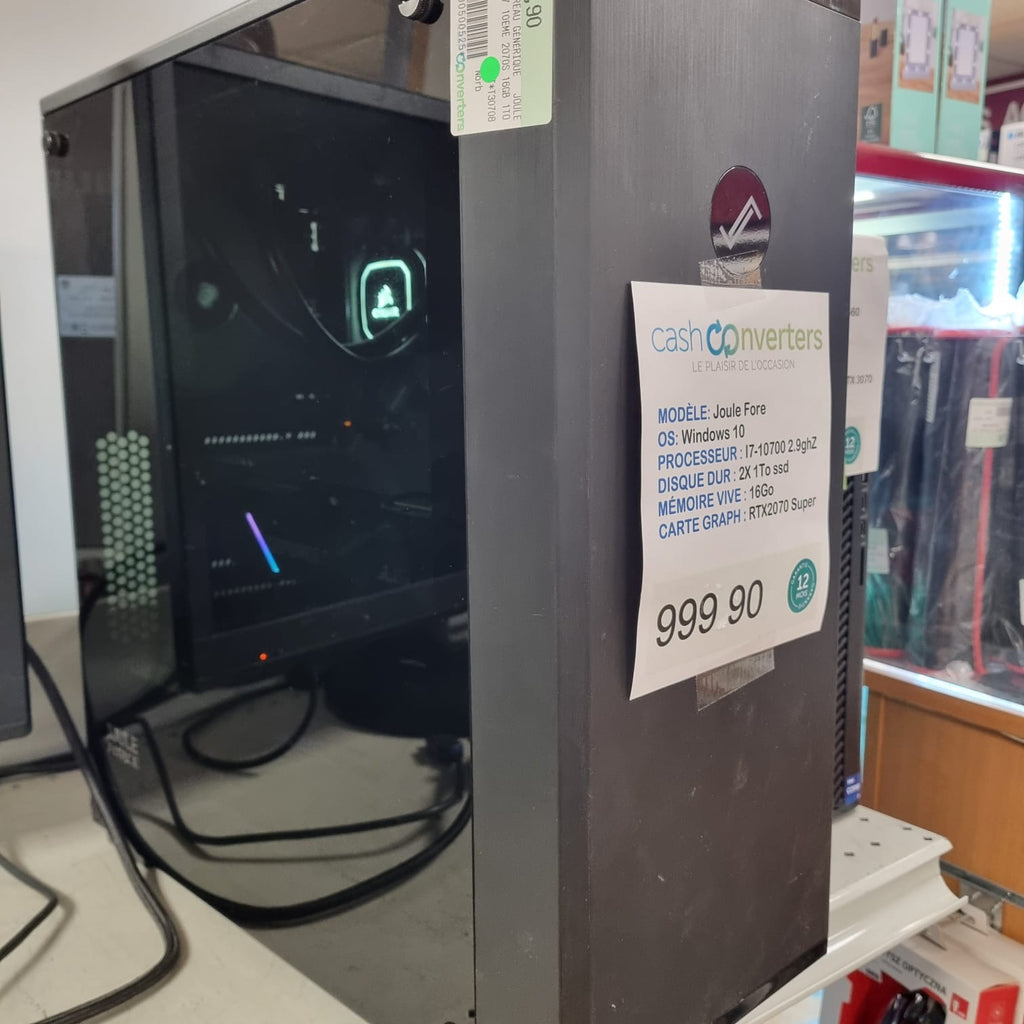 Pc Bureau  Joule Force I7 10th RTX2070S 16g Ram 2To SSD