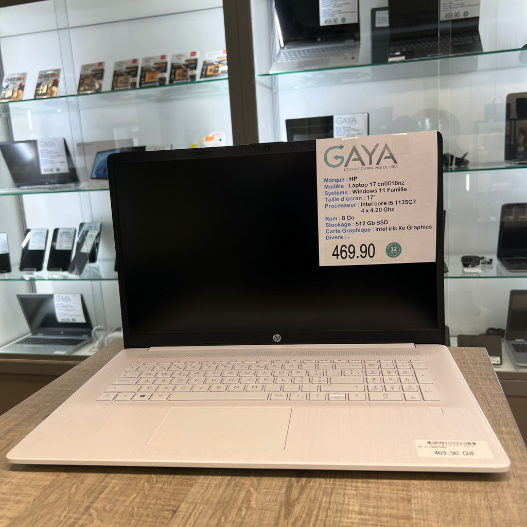 PC portable : HP Laptop 17 cn0516nz