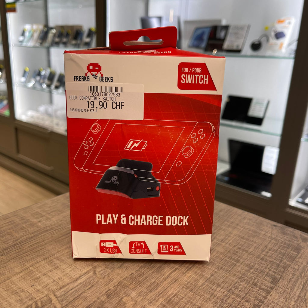 Dock compatible Switch  Freaks and Geek - NEUF
